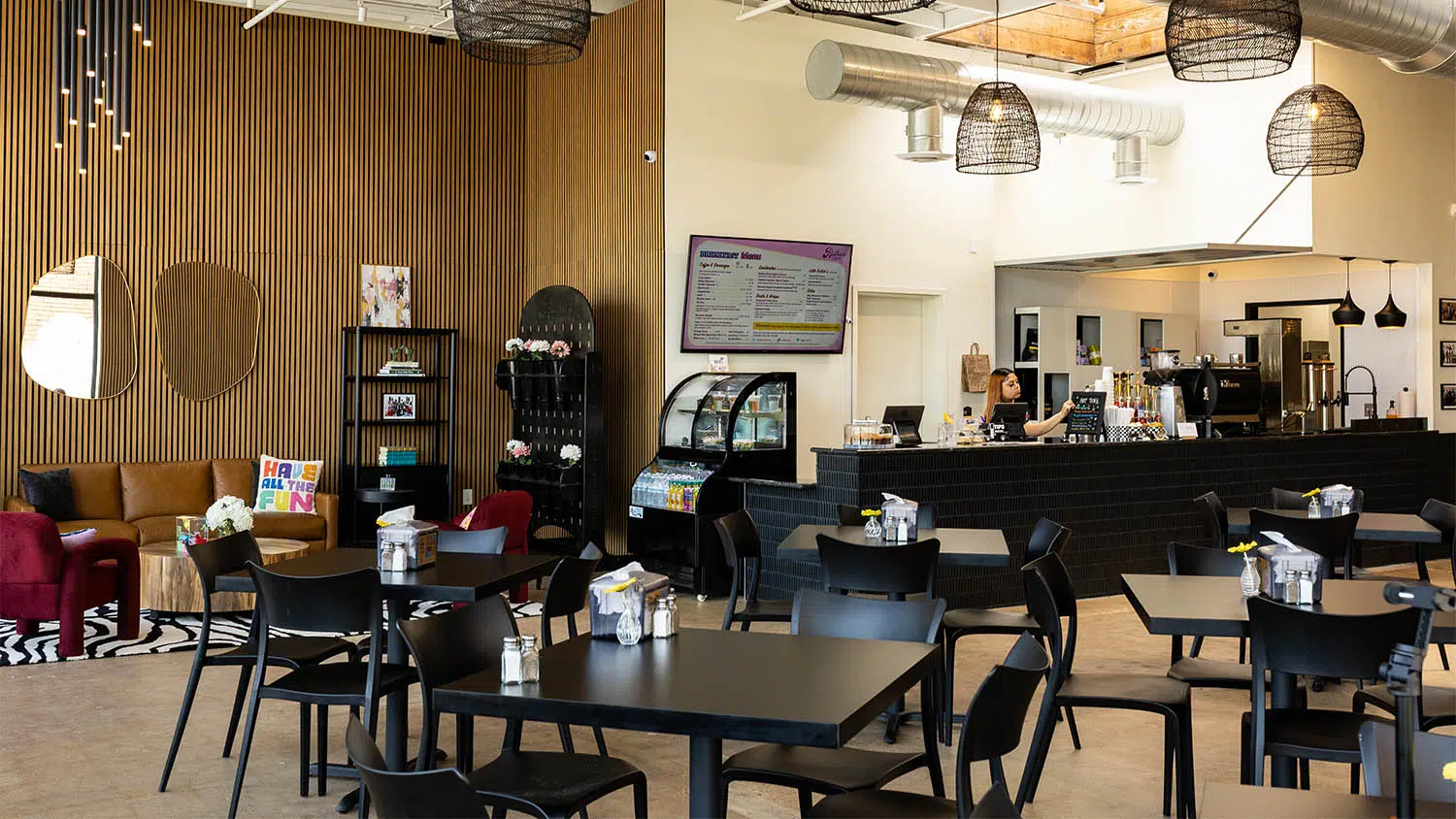 Interior dining room of Ruthie's Cafe